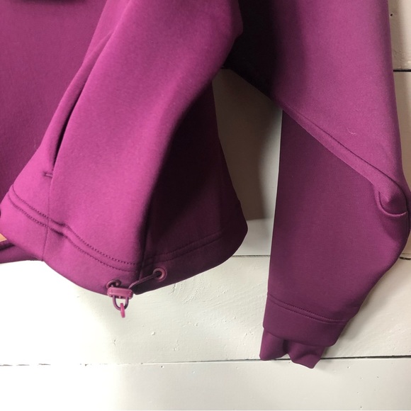 NWT Nike Women's Dri-FIT Prima 1/2-Zip Training Тор in Bordeaux Size Small - Picture 7 of 11